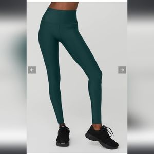 Midnight Green Alo Airlift Leggings